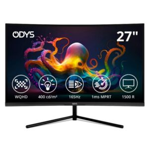 ODYS Q27 PRO 27 Zoll Curved Monitor WQHD