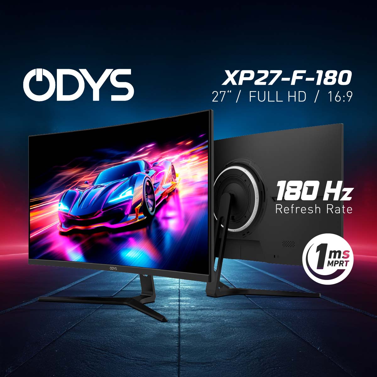 ODYS XP27-F-180 27 Zoll Curved Monitor - Image 8